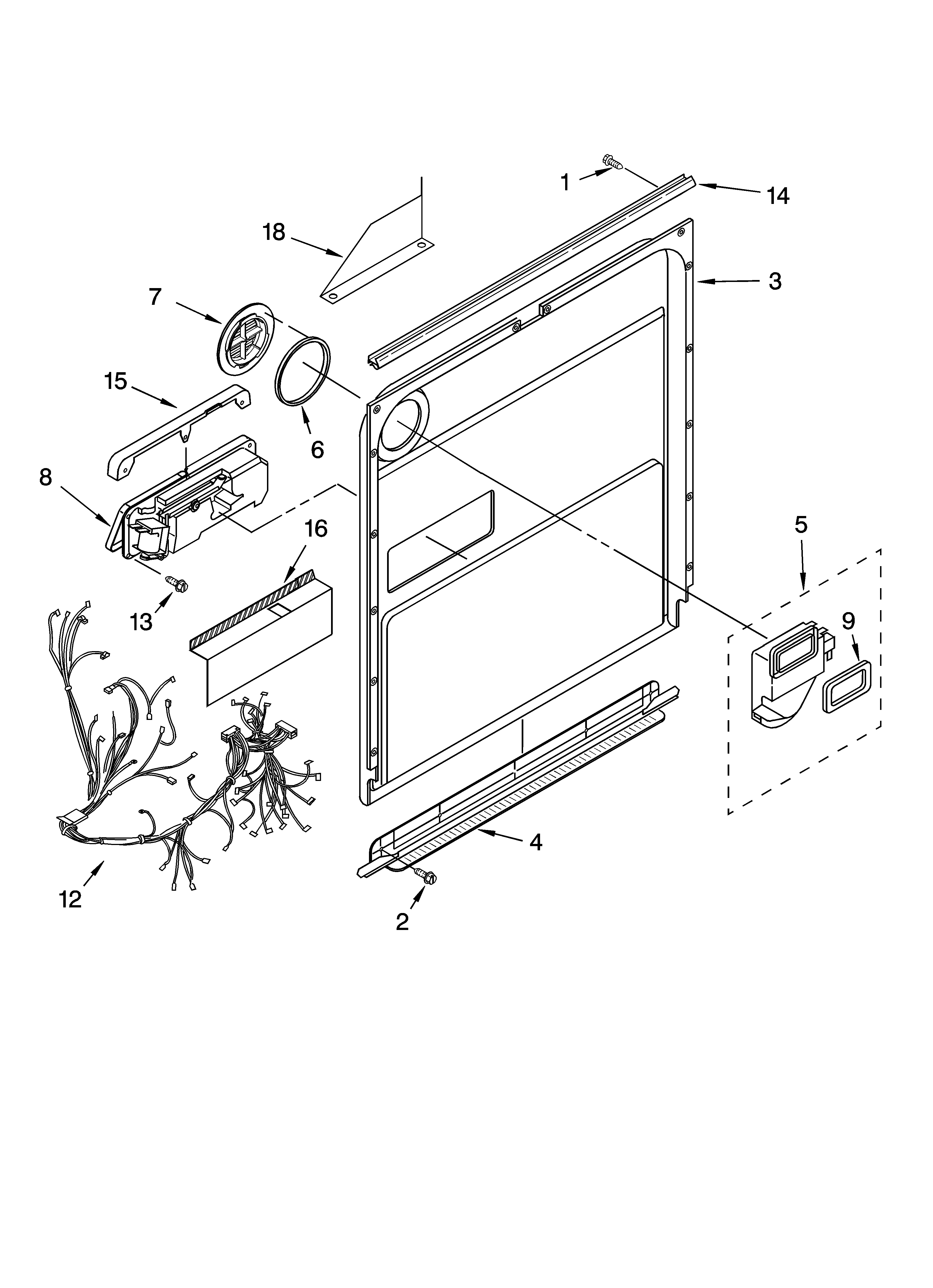 DOOR AND LATCH PARTS