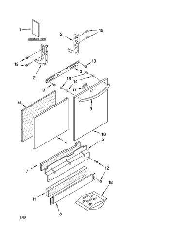 Door and panel parts