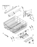 Upper rack and track parts