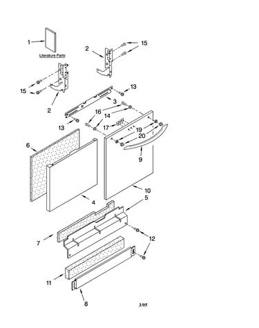 Door and panel parts