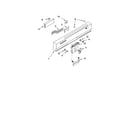 Kenmore Elite 66516282400 control panel parts diagram