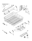 Upper rack and track parts