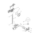 Kenmore Elite 66516299400 fill and overfill parts diagram