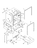 Tub and frame parts