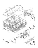 Upper rack and track parts