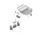 Kenmore Elite 66516292401 lower rack parts, optional parts (not included) diagram