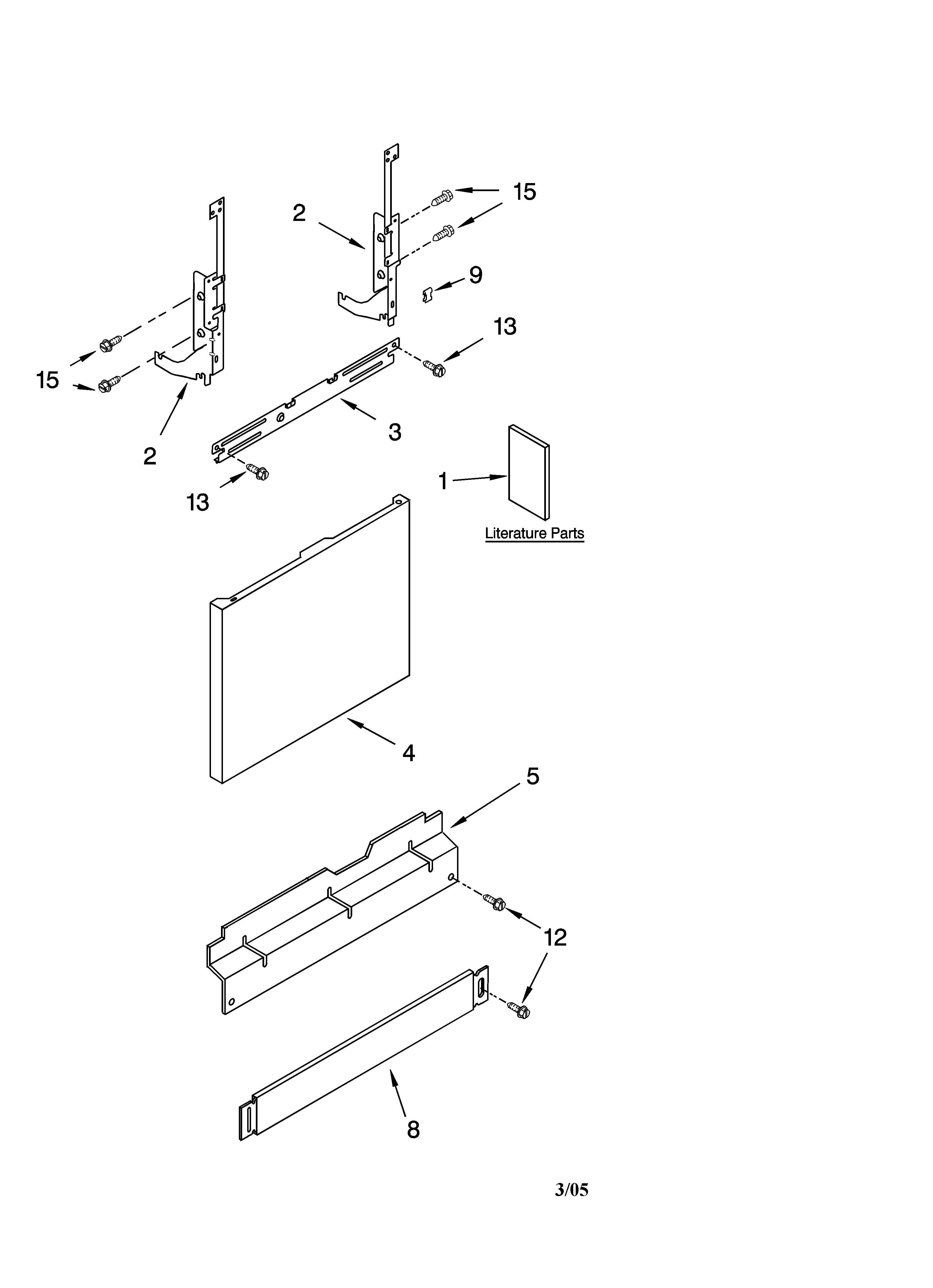 Door and panel parts