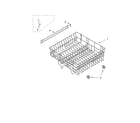 Kenmore 66517349300 upper rack and track parts diagram