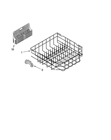 Lower rack parts