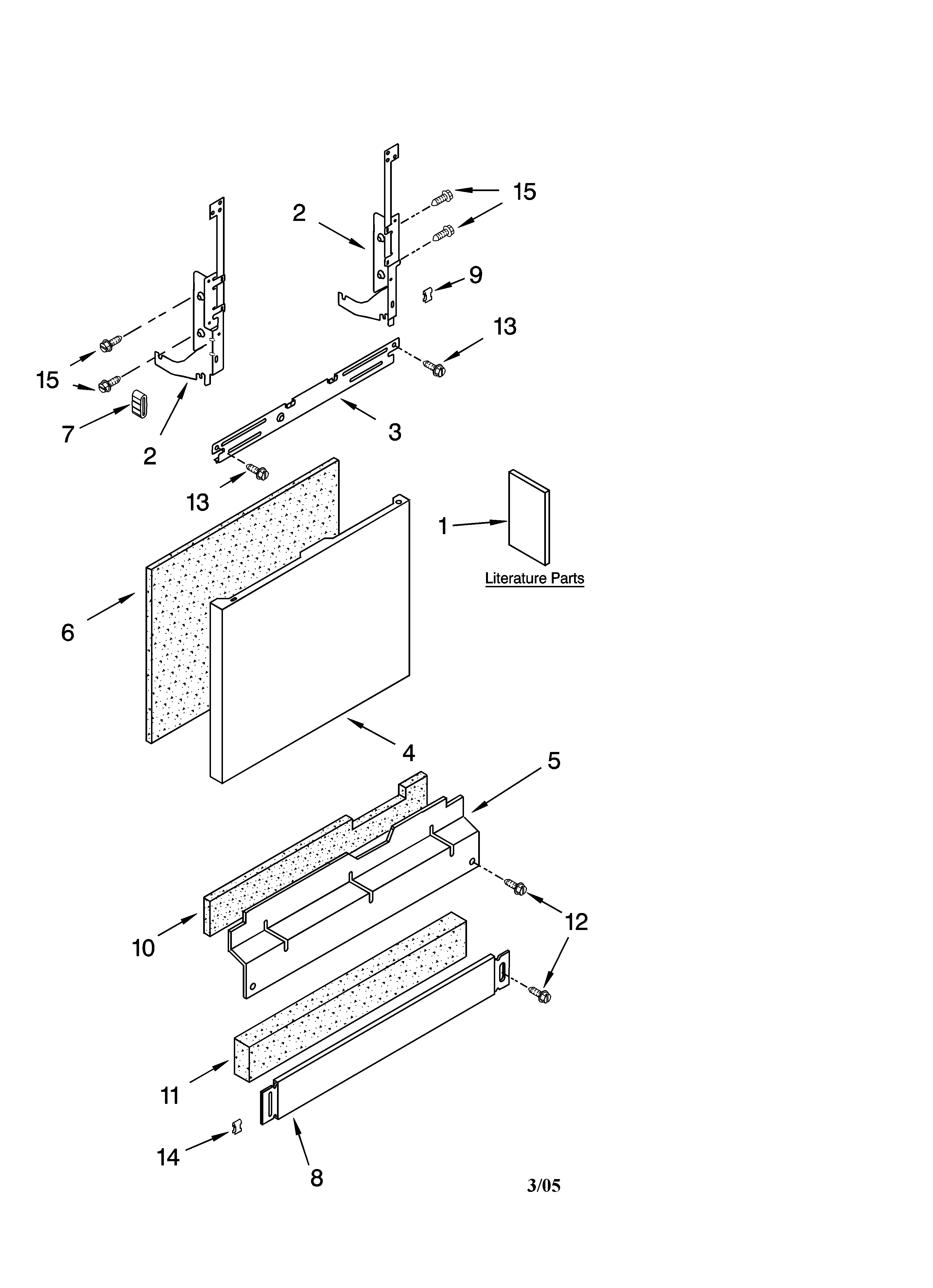 Door and panel parts