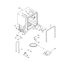 Kenmore 66516363300 tub and frame parts diagram