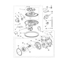 Kenmore 66517363300 pump and motor parts diagram