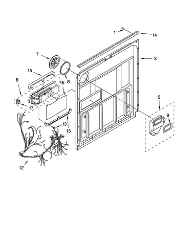 Door and latch parts