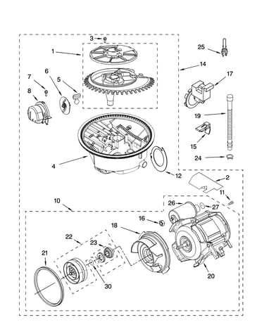 Pump and motor parts