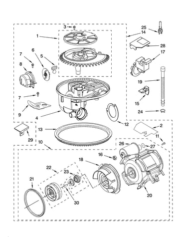 Pump and motor parts