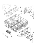 Upper rack and track parts