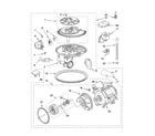 Kenmore 66516389300 pump and motor parts diagram
