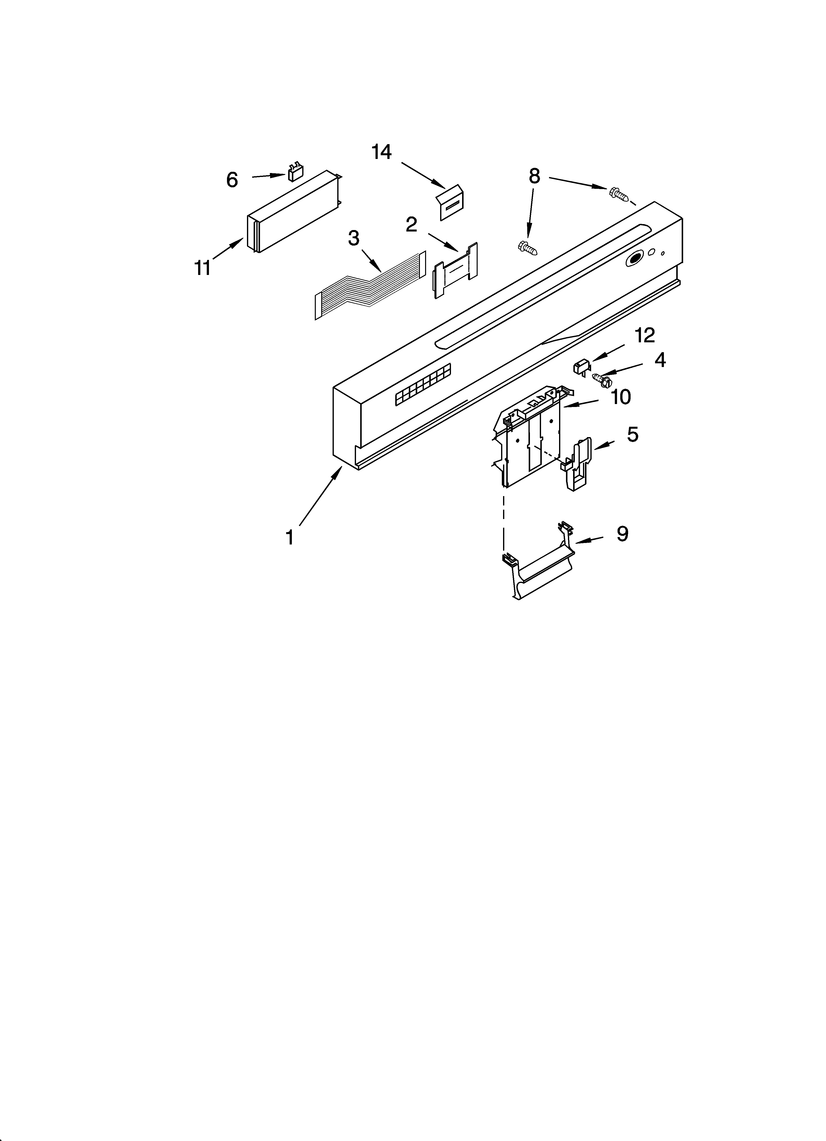 Control panel parts