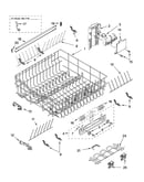Upper rack and track parts