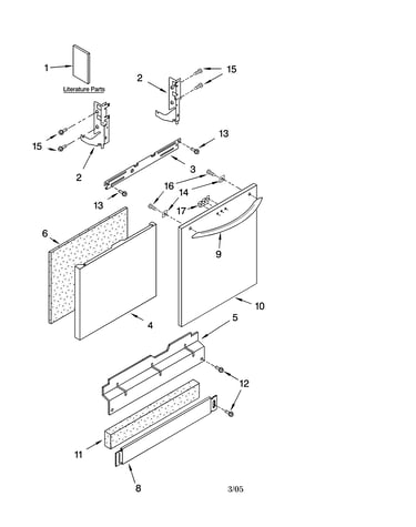 Door and panel parts