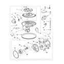 Kenmore 66517492300 pump and motor parts diagram