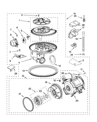 Pump and motor parts