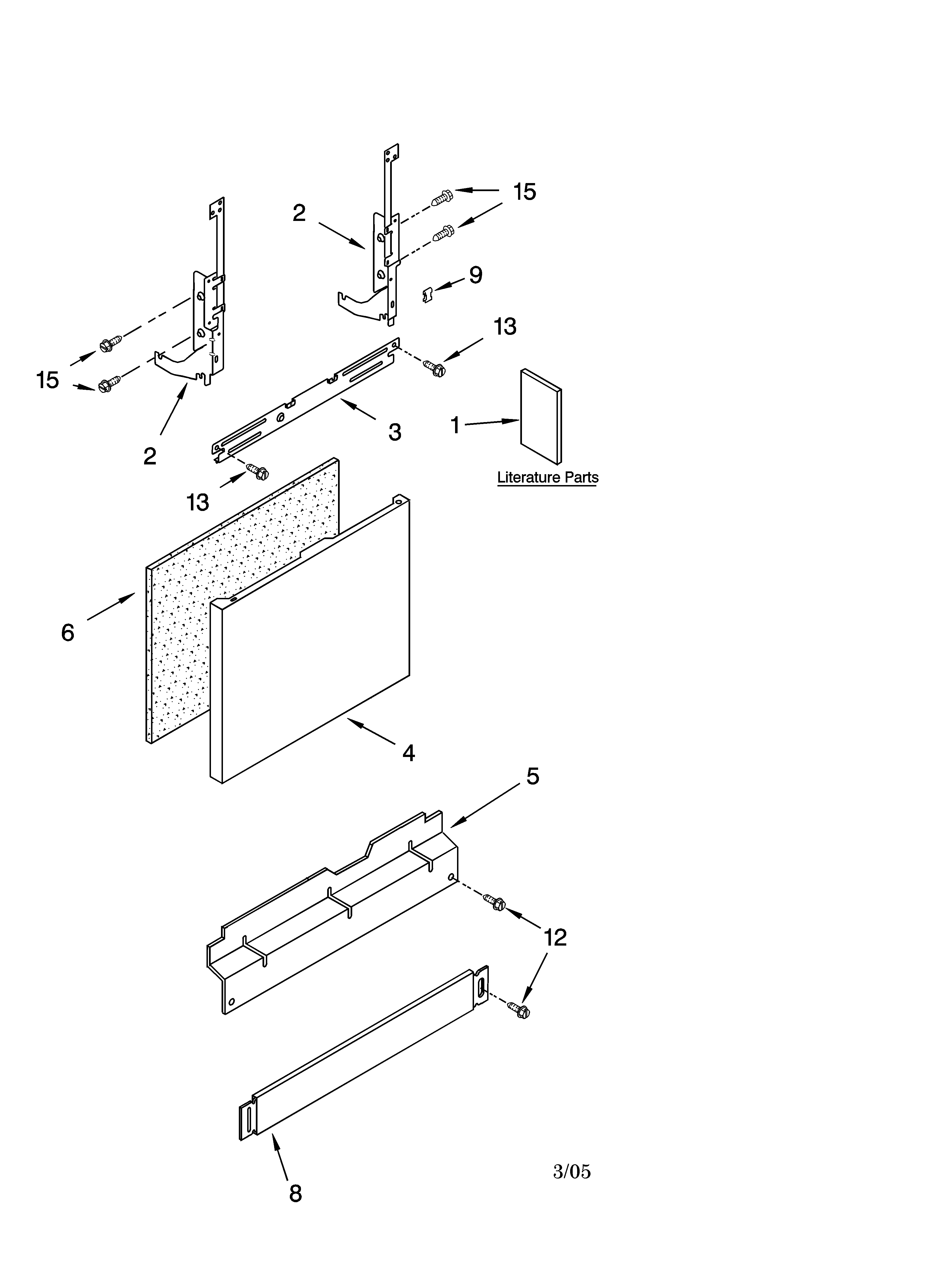 Door and panel parts