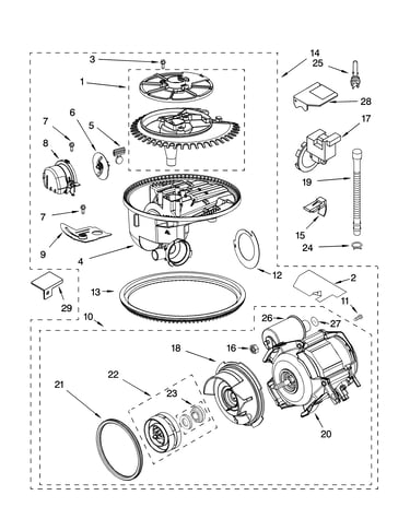 Pump and motor parts