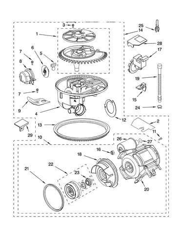Pump and motor parts