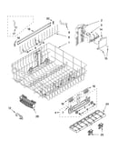 Upper rack and track parts