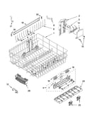 Upper rack and track parts