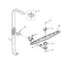 Upper wash and rinse parts