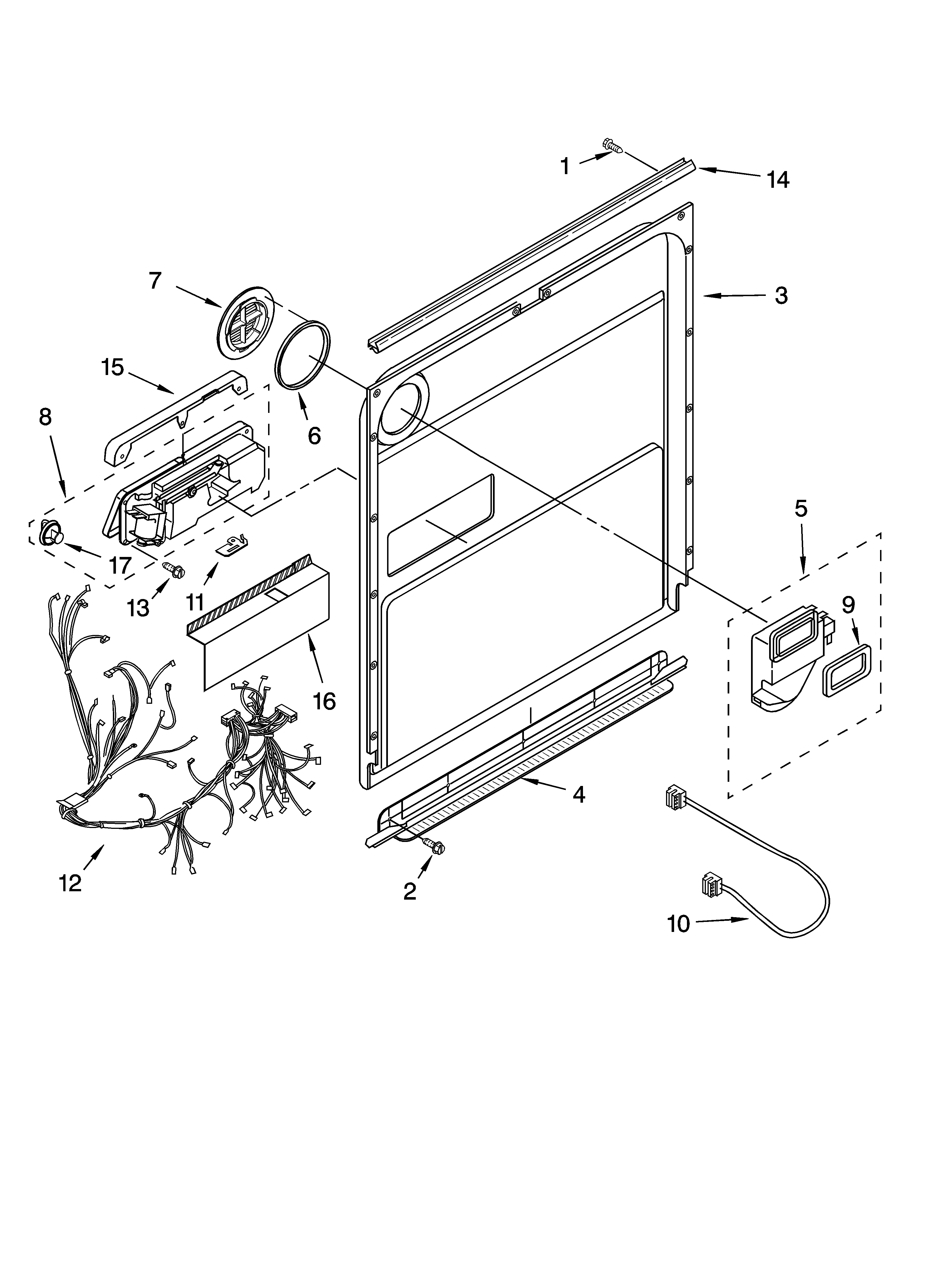 DOOR AND LATCH PARTS