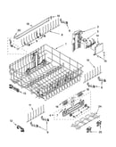 Upper rack and track parts