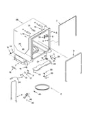 Tub and frame parts