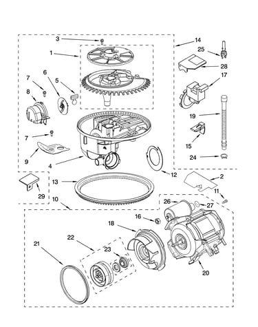 Pump and motor parts
