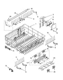 Upper rack and track parts