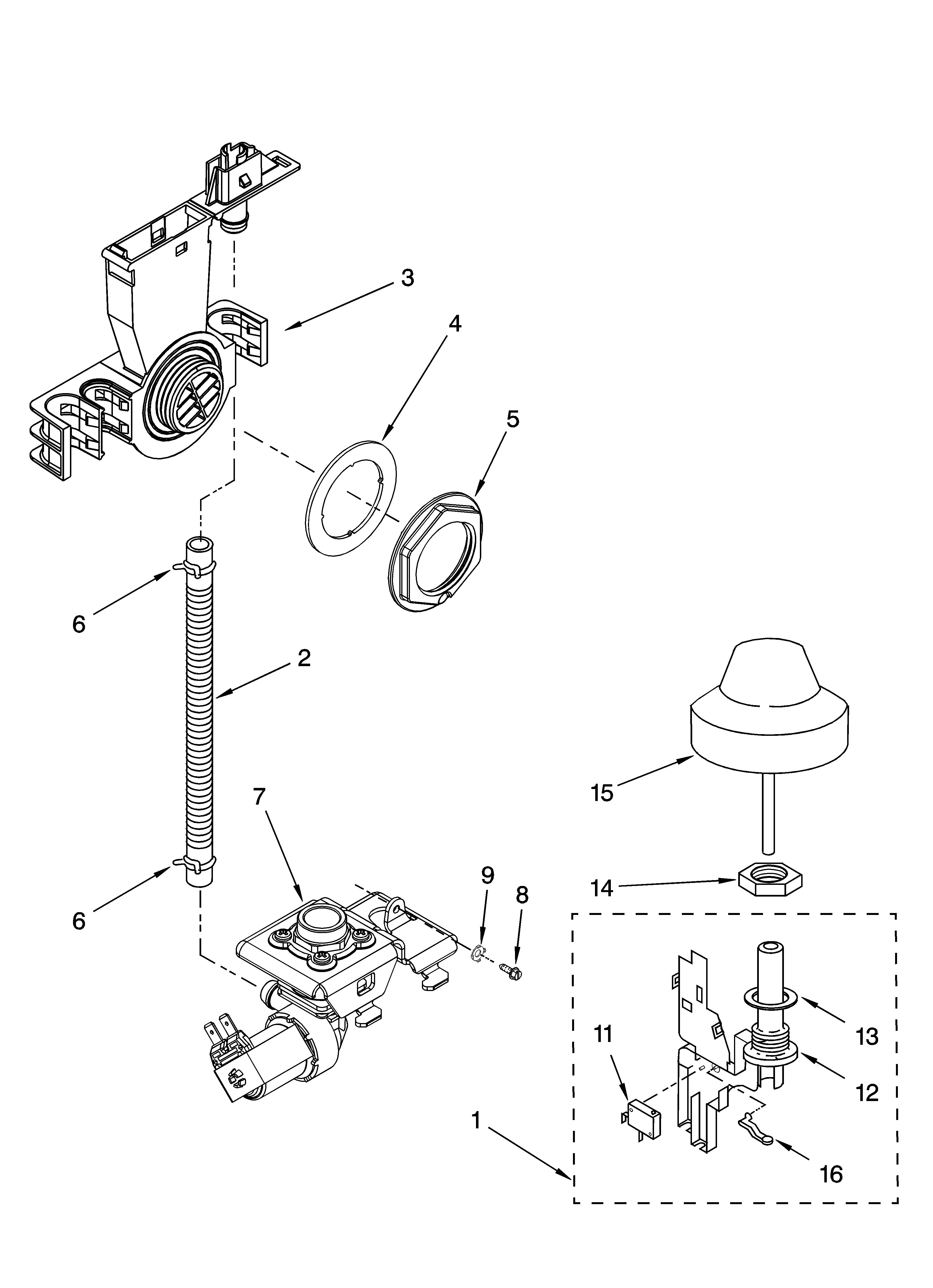 Fill and overfill parts
