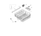 Kenmore 66516604300 upper rack and track parts diagram