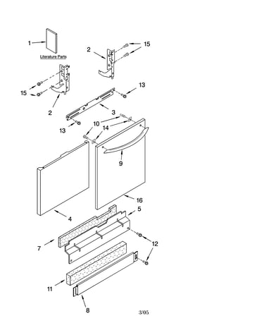 Door and panel parts