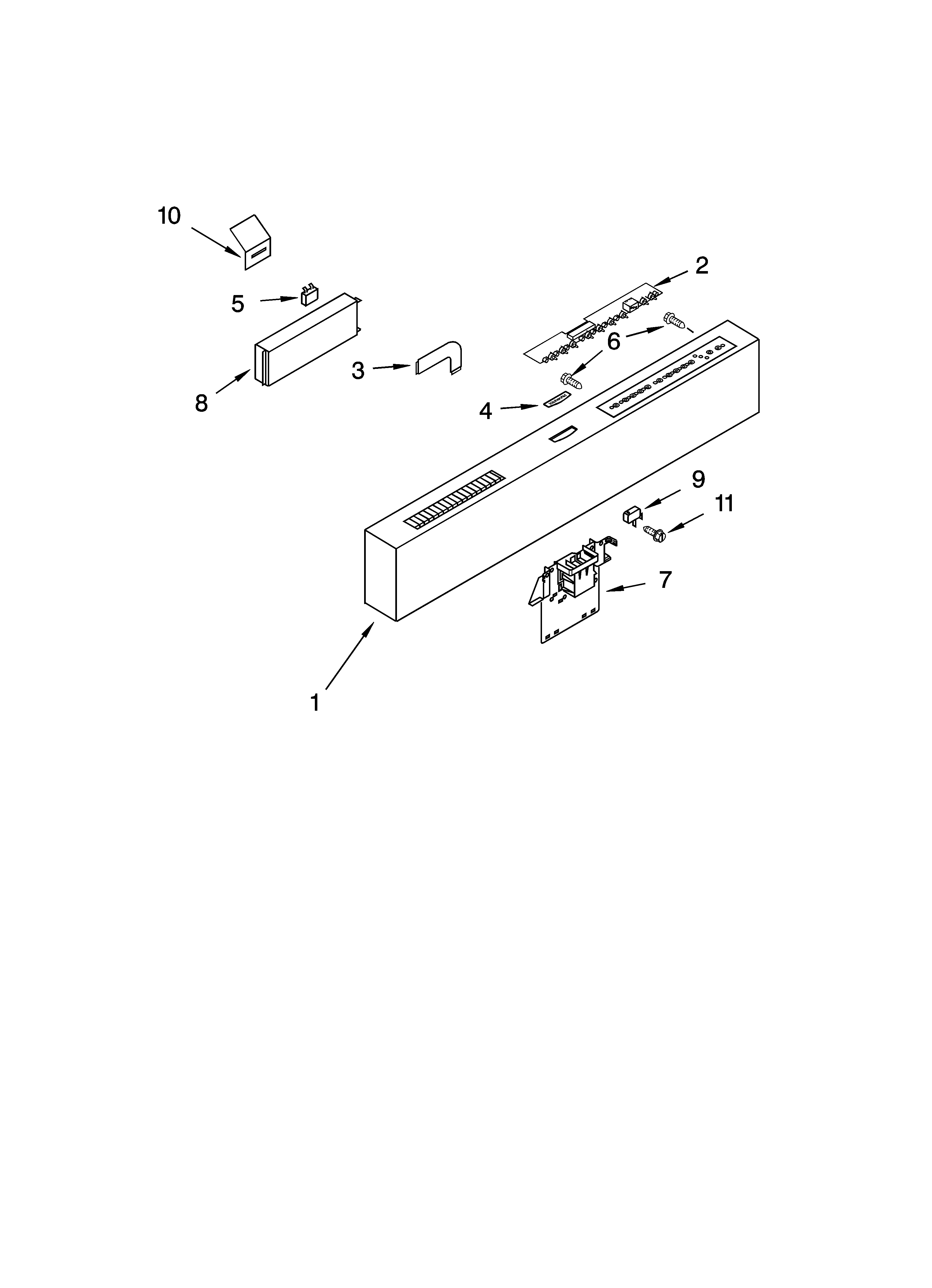 Control panel parts