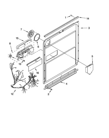 Door and latch parts