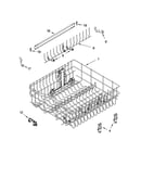 Upper rack and track parts