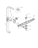 Upper wash and rinse parts
