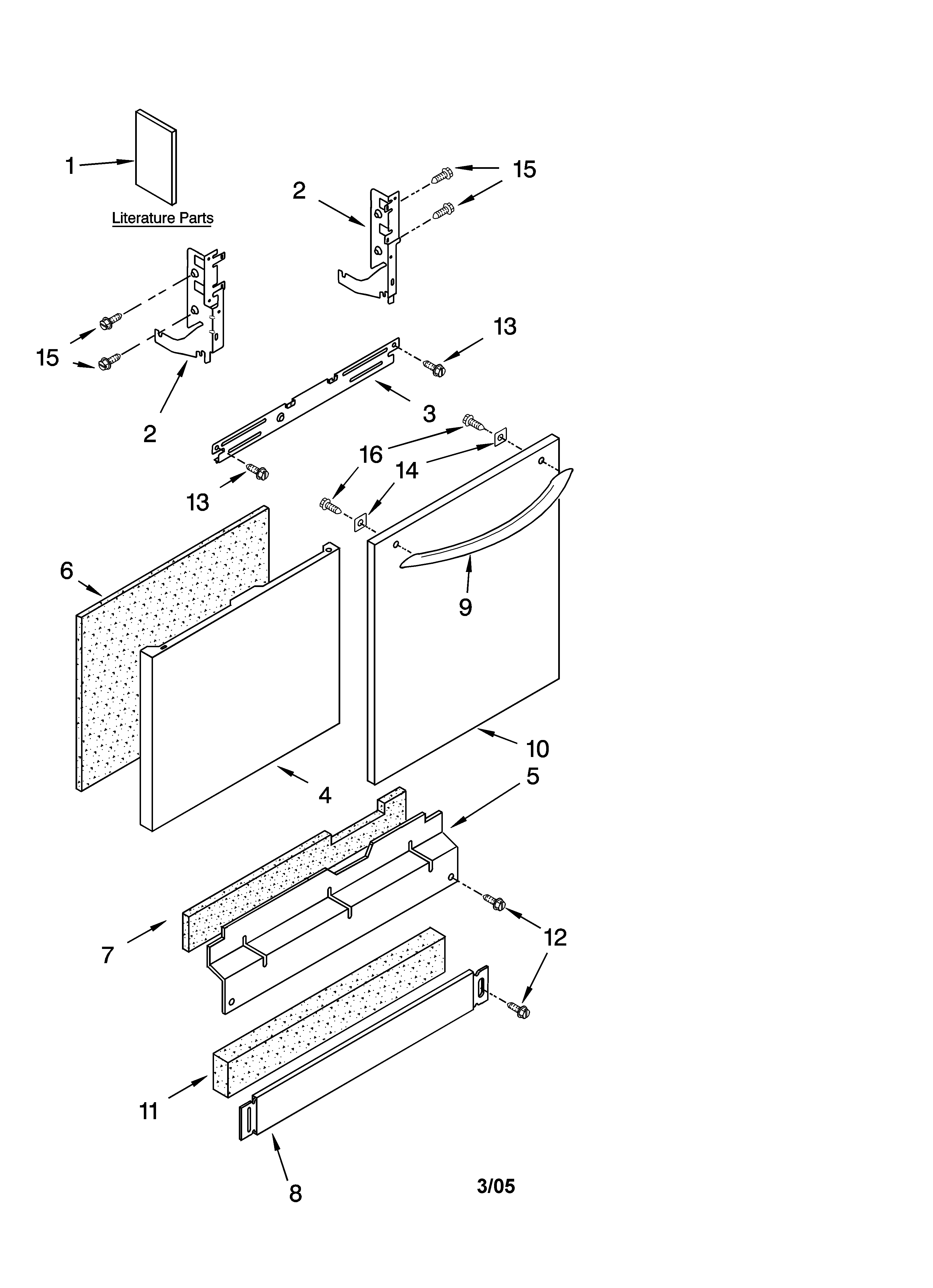 Door and panel parts
