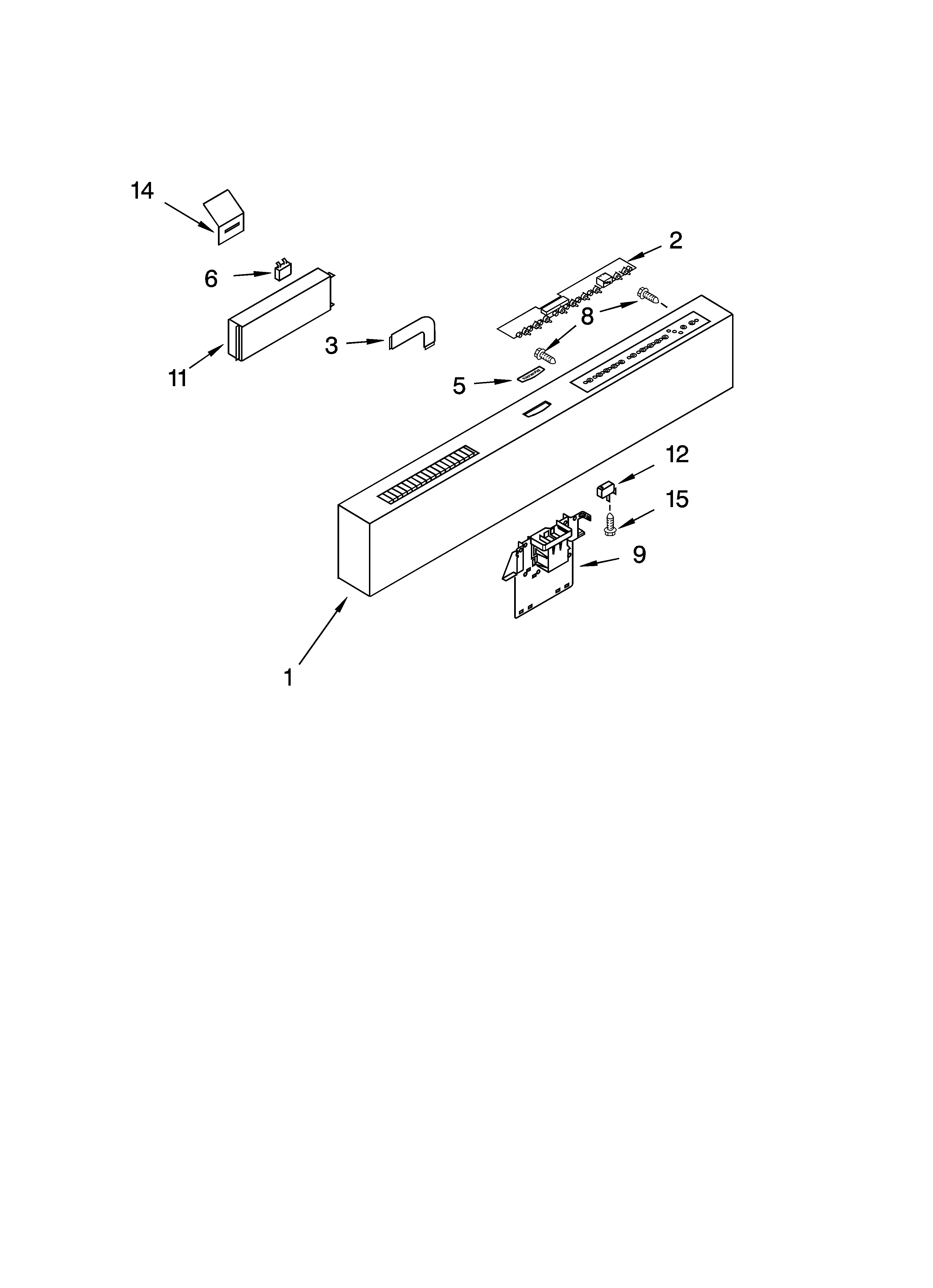 Control panel parts