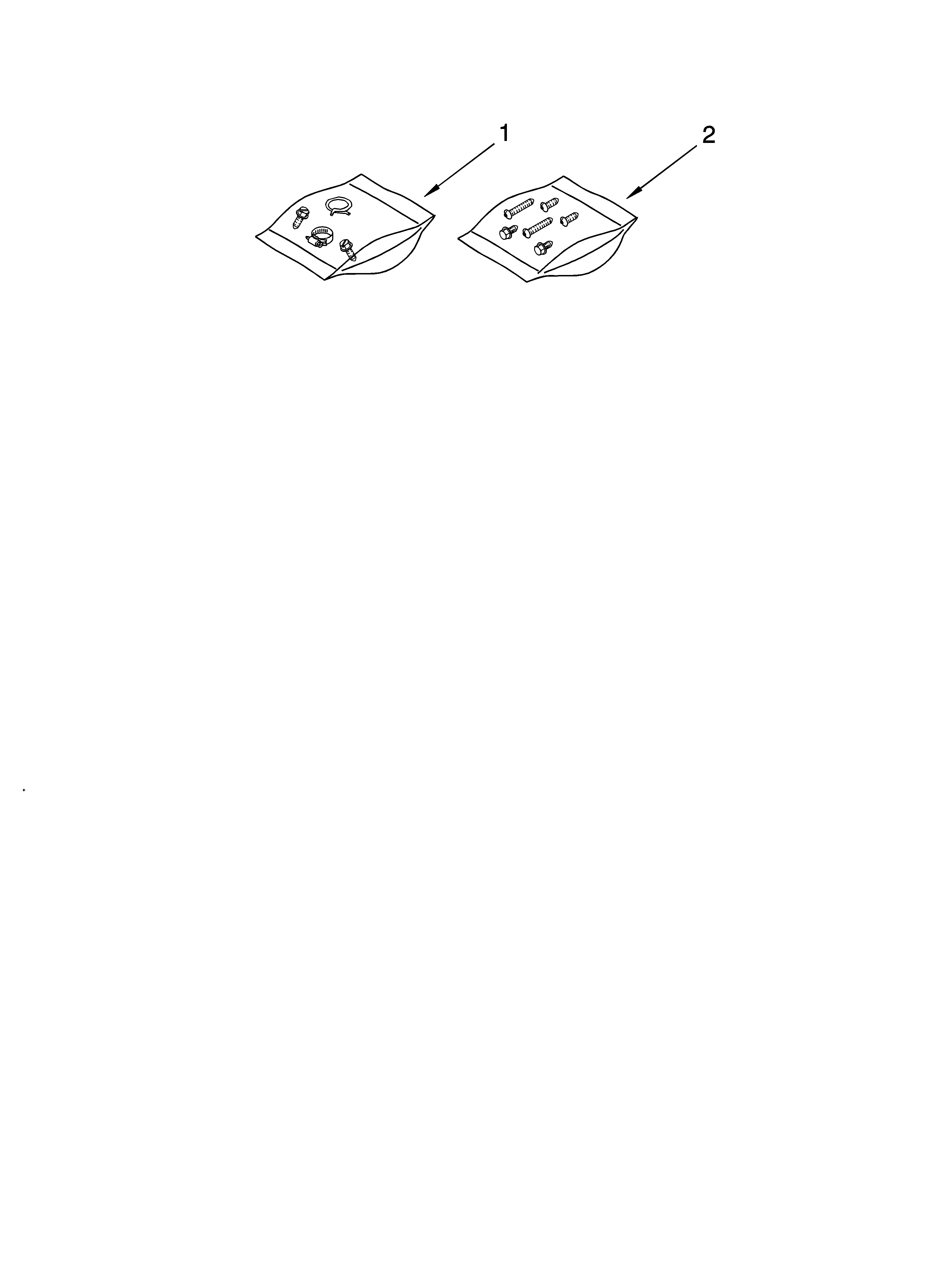 Miscellaneous parts and optional parts (not included)