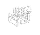 Kenmore 66595153300 control panel parts diagram