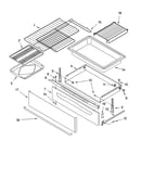 Drawer & broiler parts, optional parts (not included)