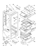 Refrigerator liner parts